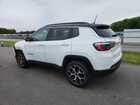 2025 Jeep Compass Limited White vin: 3C4NJDCN3ST522550 Damage: Left Rear Door, Dent(S) W/ Paint Dmg, 2 To 3 Inches