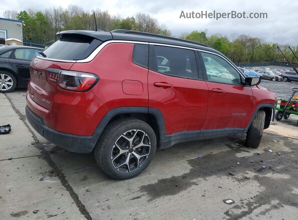 3C4NJDCN3ST597975 2025 JEEP COMPASS Красный Задняя правая четверть