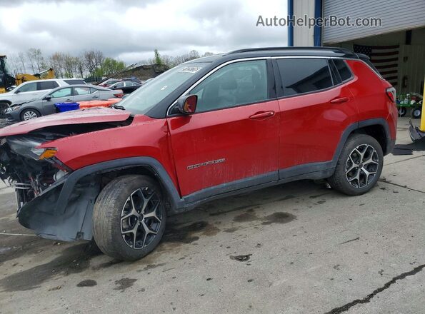 3C4NJDCN3ST597975 2025 JEEP COMPASS Красный Передняя левая четверть