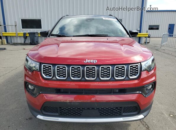 3C4NJDCN3ST599905 2025 JEEP COMPASS Красный Панорамный вид салона 360°