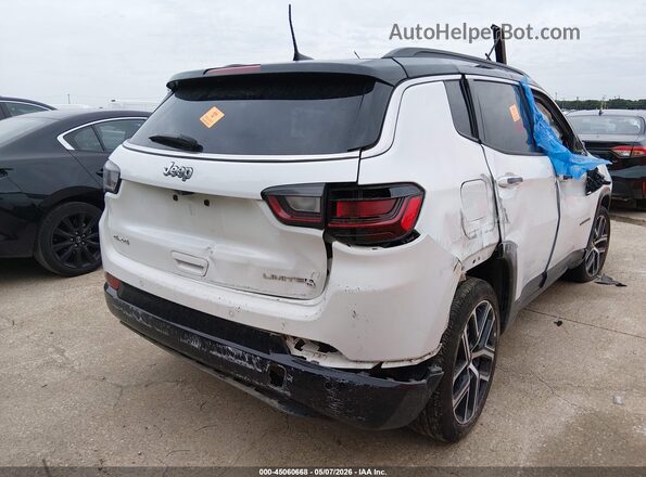 3C4NJDCN3ST615262 2025 JEEP COMPASS Белый Задняя правая четверть