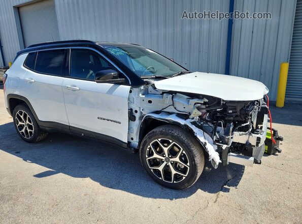 3C4NJDCN3ST619389 2025 JEEP COMPASS Белый Передняя правая четверть