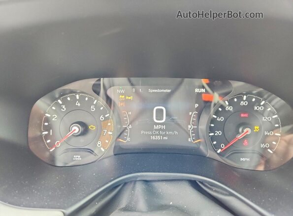3C4NJDCN3ST619389 2025 JEEP COMPASS Белый Вид щитка приборов