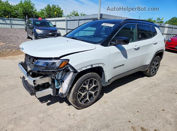 3C4NJDCN3ST619389 2025 JEEP COMPASS Белый Передняя левая четверть