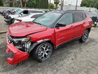 2025 Jeep Compass Limited Red vin: 3C4NJDCN4ST581736 Damage: Left Head Lamp, Broken, Replacement Required