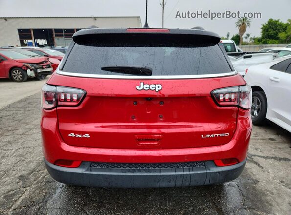 3C4NJDCN4ST581736 2025 JEEP COMPASS Red Vista trasera