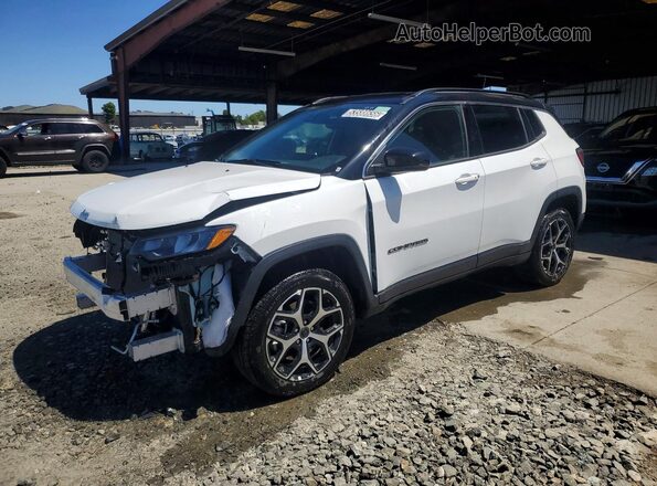 3C4NJDCN4ST619837 2025 JEEP COMPASS Белый Передняя левая четверть