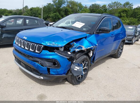 3C4NJDCN4TT187459 2026 JEEP COMPASS Синий Передняя левая четверть