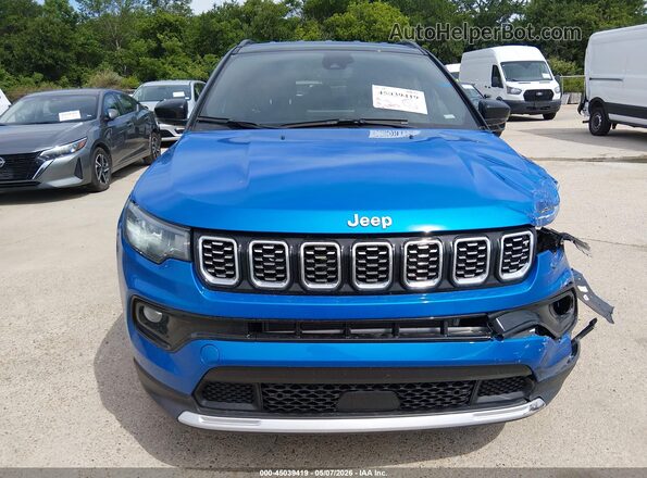 3C4NJDCN4TT187459 2026 JEEP COMPASS Синий Вид щитка приборов