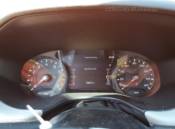 3C4NJDCN5TT174008 2026 JEEP COMPASS Оранжевый Вид щитка приборов