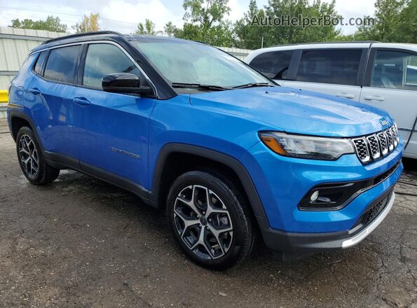 3C4NJDCN6ST545000 2025 JEEP COMPASS Blue Delantero derecho