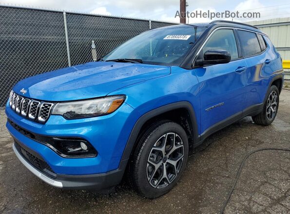 3C4NJDCN6ST545000 2025 JEEP COMPASS Blue Vista tres cuartos delantera izquierda