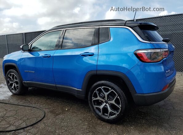 3C4NJDCN6ST545000 2025 JEEP COMPASS Blue Trasero izquierdo