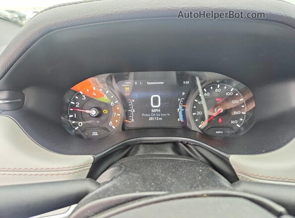 3C4NJDCN6ST550262 2025 JEEP COMPASS Красный Вид щитка приборов