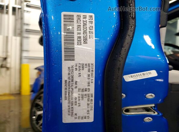 3C4NJDCN8ST509549 2025 JEEP COMPASS Синий Вид наклейки с VIN-кодом