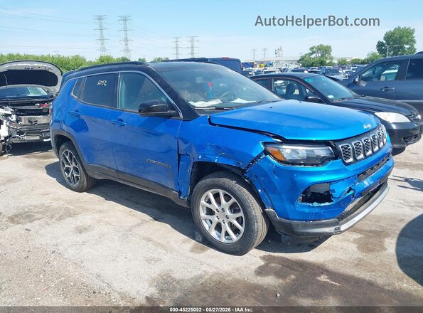 3C4NJDCN9RT125211 2024 JEEP COMPASS Blue Przód prawy