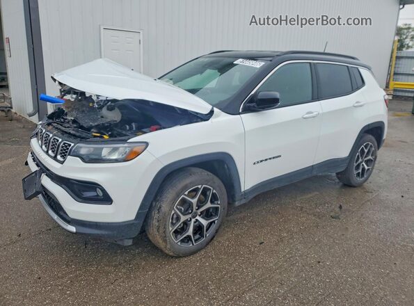 3C4NJDCN9ST621583 2025 JEEP COMPASS Белый Передняя левая четверть