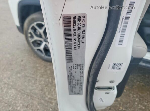 3C4NJDCN9ST621583 2025 JEEP COMPASS Белый Вид наклейки с VIN-кодом