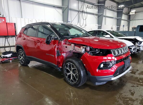 3C4NJDCNXRT152773 2024 JEEP COMPASS Red Delantero derecho