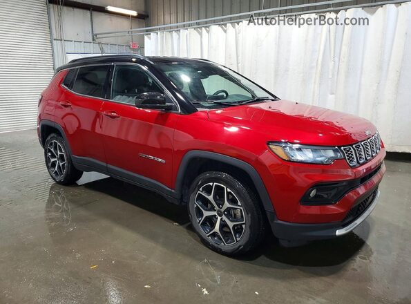 3C4NJDCNXST600662 2025 JEEP COMPASS Red Delantero derecho