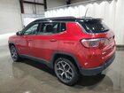 2025 Jeep Compass Limited Red vin: 3C4NJDCNXST600662 Damage: Left Rear Door, Dent(S) W/No Paint Dmg, Pdr-1 Dent