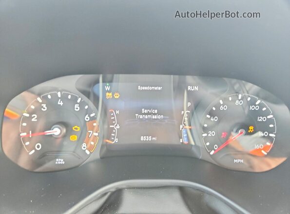 3C4NJDCNXTT188082 2026 JEEP COMPASS White Widok zestawu wskaźników