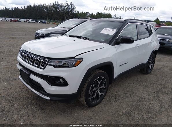 3C4NJDCNXTT225115 2026 JEEP COMPASS White Przód lewy