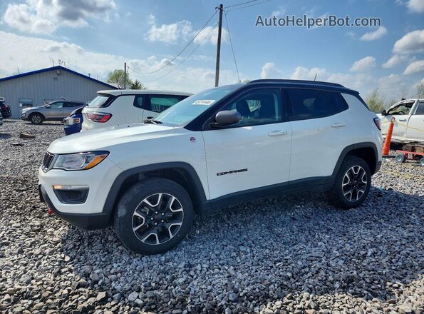 3C4NJDDB0LT189634 2020 JEEP COMPASS Белый Передняя левая четверть