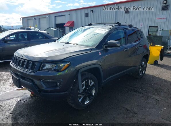 3C4NJDDB1HT668104 2017 JEEP NEW COMPASS Gray წინა მარცხენა ხედი სამი მეოთხედიდან
