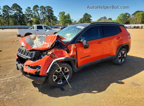 3C4NJDDB2HT631174 2017 JEEP COMPASS Orange Przód lewy