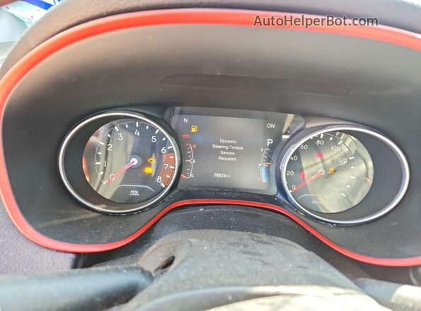 3C4NJDDB2HT631174 2017 JEEP COMPASS Orange Widok zestawu wskaźników