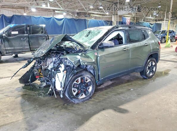 3C4NJDDB2JT207659 2018 JEEP COMPASS Green Przód lewy