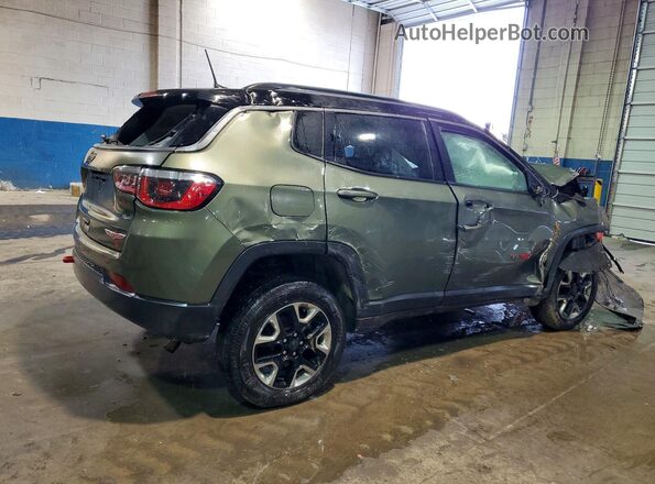 3C4NJDDB2JT207659 2018 JEEP COMPASS Green Tył prawy