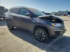 2019 Jeep Compass Trailhawk Gray vin: 3C4NJDDB2KT786265