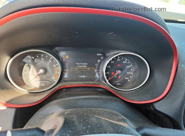 3C4NJDDB2KT786265 2019 JEEP COMPASS Gray Vista del cuadro de instrumentos