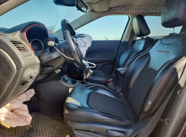 3C4NJDDB2KT786265 2019 JEEP COMPASS Gray Vista interior delantera