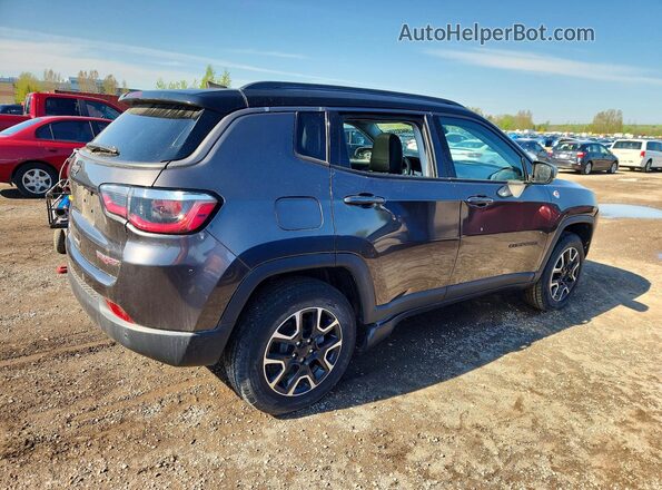 3C4NJDDB2KT800178 2019 JEEP COMPASS Gray Trasero derecho