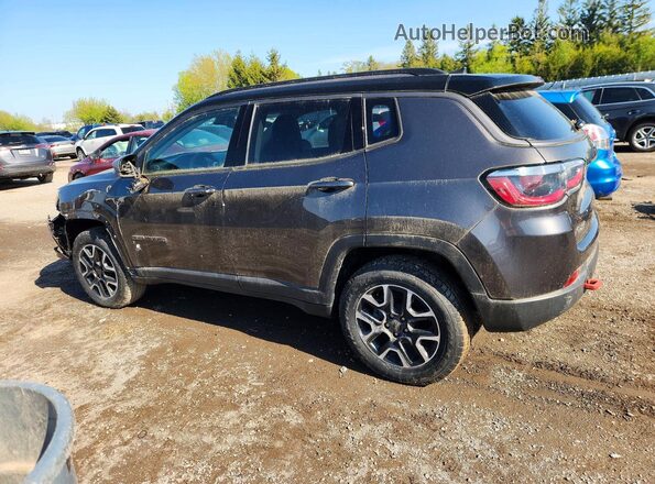 3C4NJDDB2KT800178 2019 JEEP COMPASS Gray Trasero izquierdo