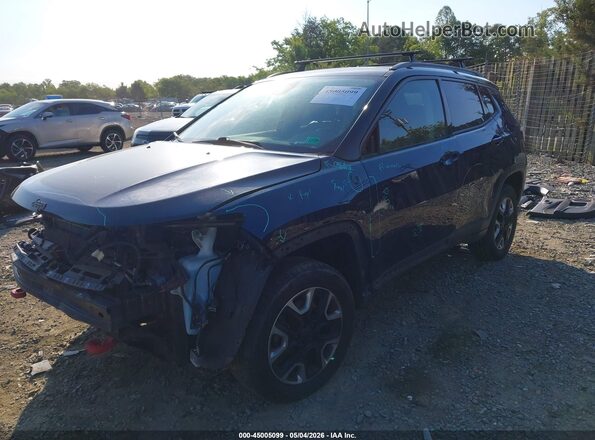 3C4NJDDB3HT657220 2017 JEEP NEW COMPASS Dark Blue წინა მარცხენა ხედი სამი მეოთხედიდან