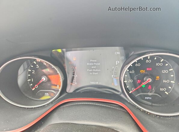 3C4NJDDB3JT129229 2018 JEEP COMPASS Gray Widok zestawu wskaźników