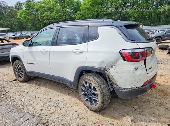 3C4NJDDB3KT723191 2019 JEEP COMPASS White Trasero izquierdo