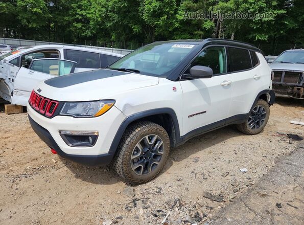 3C4NJDDB3KT723191 2019 JEEP COMPASS White Vista tres cuartos delantera izquierda