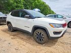 2019 Jeep Compass Trailhawk White vin: 3C4NJDDB3KT723191