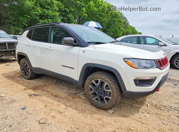 3C4NJDDB3KT723191 2019 JEEP COMPASS White Delantero derecho