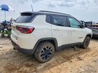 2019 Jeep Compass Trailhawk White vin: 3C4NJDDB3KT723191