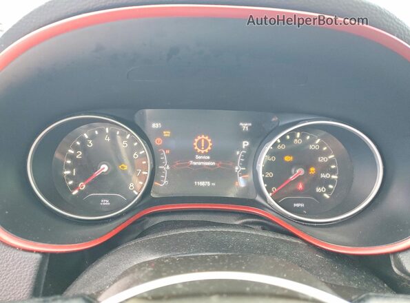 3C4NJDDB3LT132960 2020 JEEP COMPASS Серый Вид щитка приборов