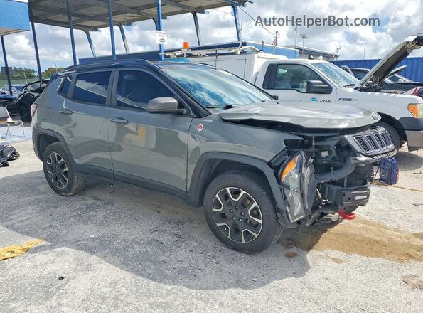 3C4NJDDB3LT132960 2020 JEEP COMPASS Серый Передняя правая четверть