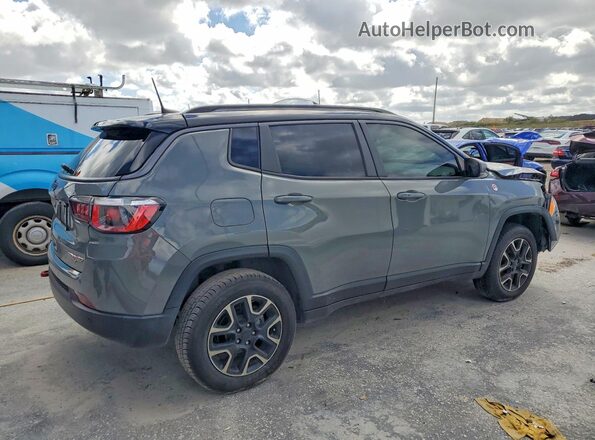 3C4NJDDB3LT132960 2020 JEEP COMPASS Серый Задняя правая четверть