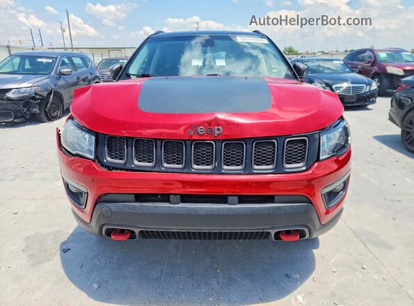 3C4NJDDB3LT177378 2020 JEEP COMPASS Красный Вид спереди