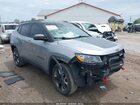 2018 Jeep Compass Trailhawk 4x4 Silver vin: 3C4NJDDB4JT465505